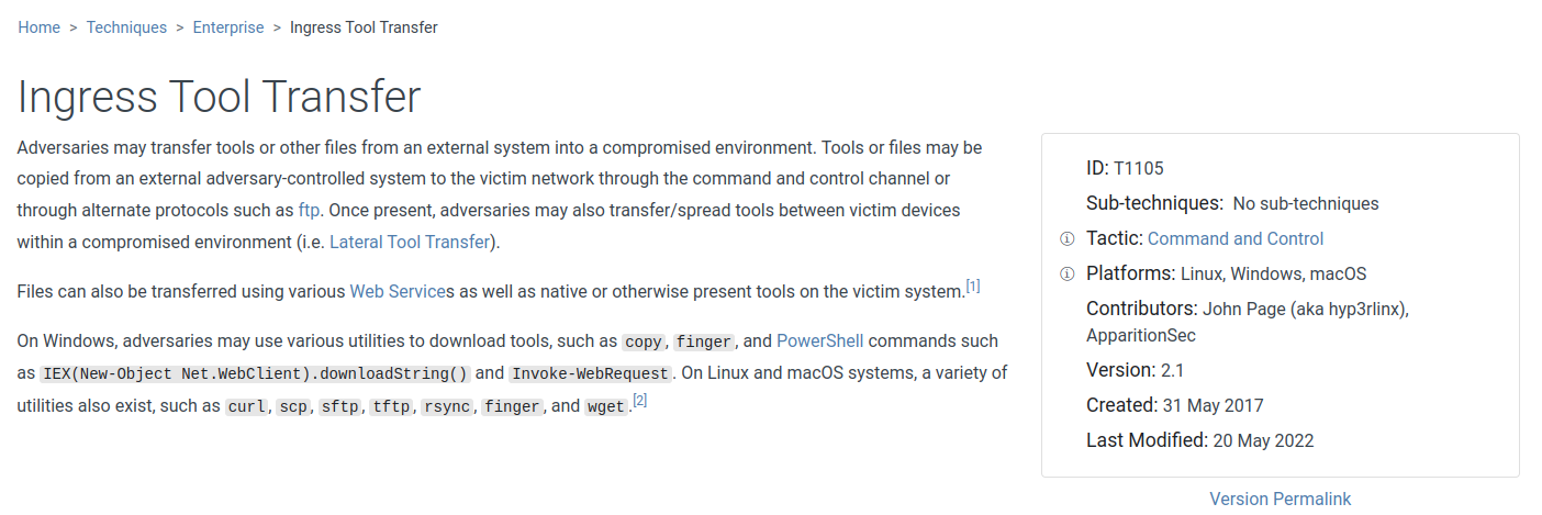 question5noprogressmitretactic